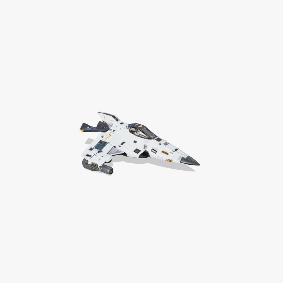 Futuristic Spacecraft D Model Pack